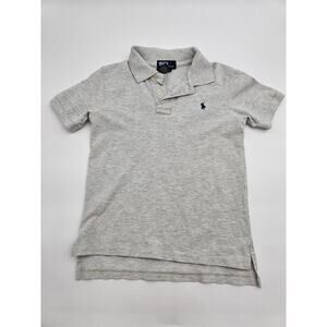 Polo Ralph Lauren Boy's Size 6 Gray Short Sleeve Polo Shirt